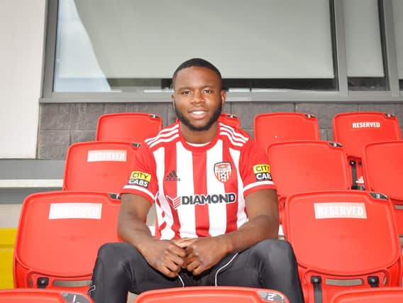 James Akintunde returns to Brandywell for 2021.