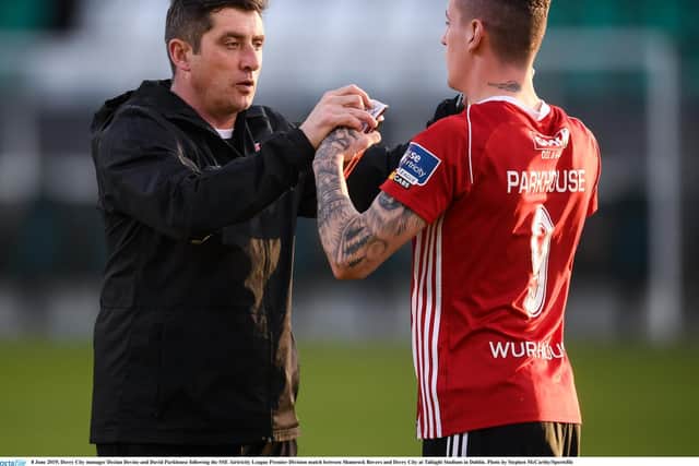 Derry boss Declan Devine has got his man ahead of the 2021 campaign.