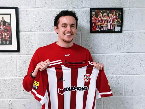 David Parkhouse is delighted to return to Derry City.