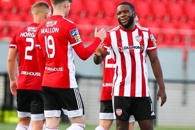 Akintunde netted the equalising goal against Cork City at Turner's Cross on the final day of the season to ensure the club remained in the top flight.