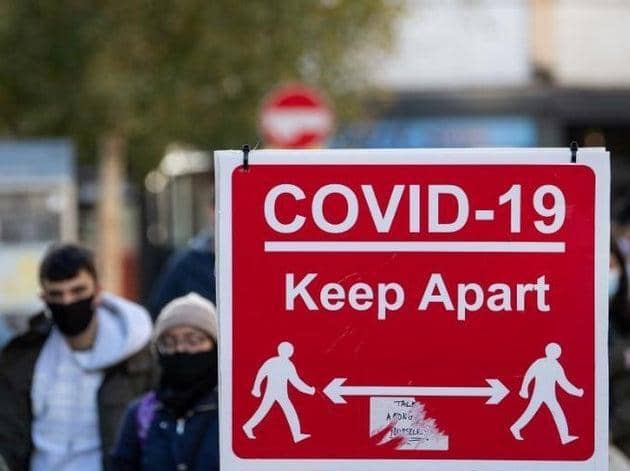 The COVID-19 rate is falling gradually.
