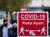 The COVID-19 rate is falling gradually.