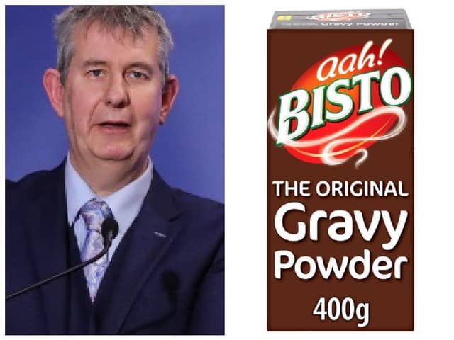 Agriculture Minister Edwin Poots repeated his warning that hospitals could be affected by food shortages because of the NI Protocol.
