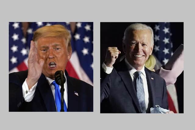 GOODBYE, HELLO... President Donald Trump's four year term has ended and new President Joe Biden is being sworn in today.