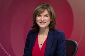 BBC Question Time host, Fiona Bruce.