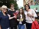 2019: Enjoying the Legenderry Street Food Festival in Guildhall Street were Geraldine McGrory, Julie Lamey, Katie McMahon and Aileen McMahon. DER3019-101KM