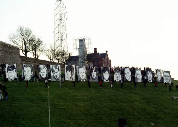 The Bloody Sunday commemorations will take place online this year. A full programme plus details of how to get involved is available at the bloodysundaymarch.org website.
