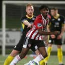 Danny Lupano in action for Derry City during his loan spell last season.