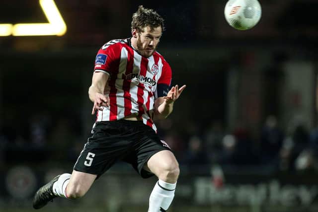 The late Ryan McBride who played 177 games for Derry City, captaining his hometown on 57 occasions before he sadly passed away suddenly in March 2017.