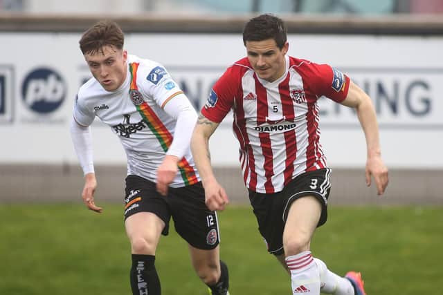 Derry City's Ciaran Coll hopes fans can get back into the Brandywell this season.