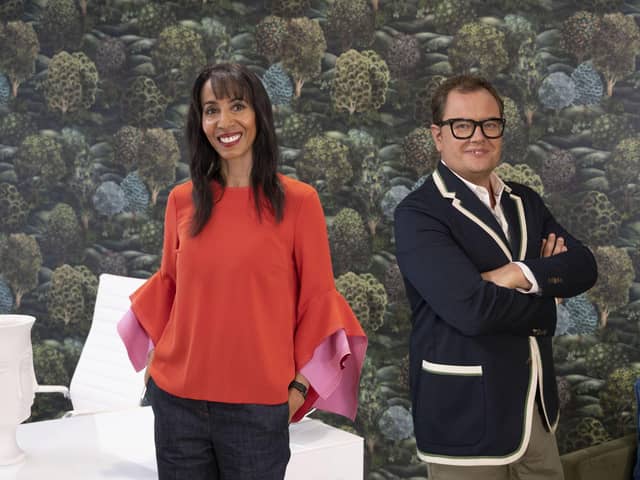 Michelle Ogundehin and Alan Carr