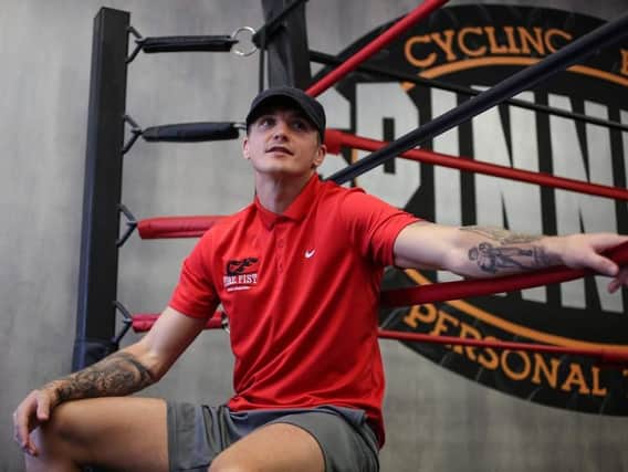 READY TO RUMBLE . . . Connor 'The Kid' Coyle is hoping to break into the top 10 world rankings this year.