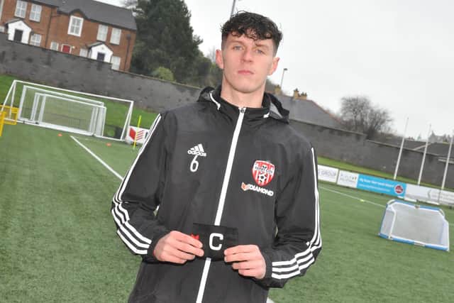 Eoin Toal was handed the captain's armband at training this morning.
