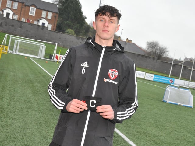 Eoin Toal was handed the captain's armband at training this morning.