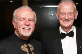 Dr. Keith Munro, vice-chairman, Foyle Hospice, and Dr. Tom McGinley, chairman.