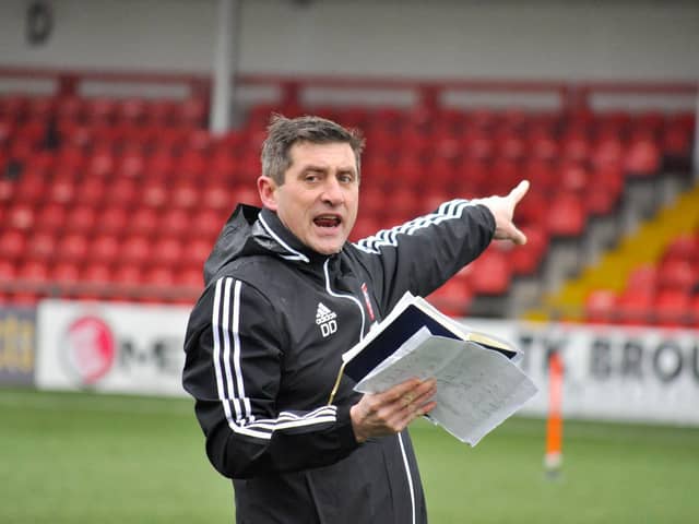 Derry City boss, Declan Devine refused to be drawn on speculation linking Derry with Man City starlet, Joe Hodge.