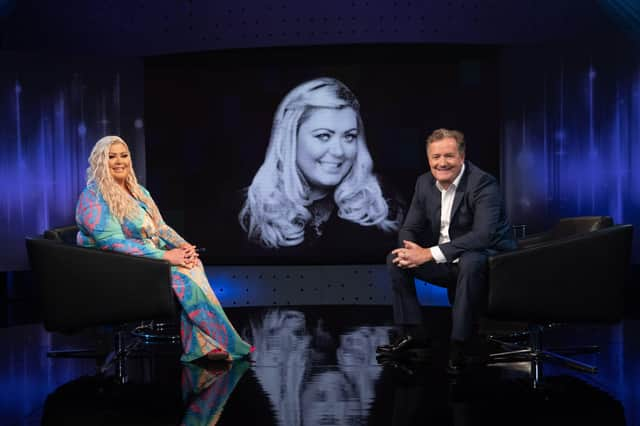 Piers Morgan and Gemma Collins