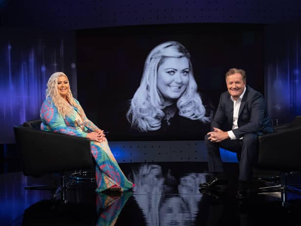 Piers Morgan and Gemma Collins
