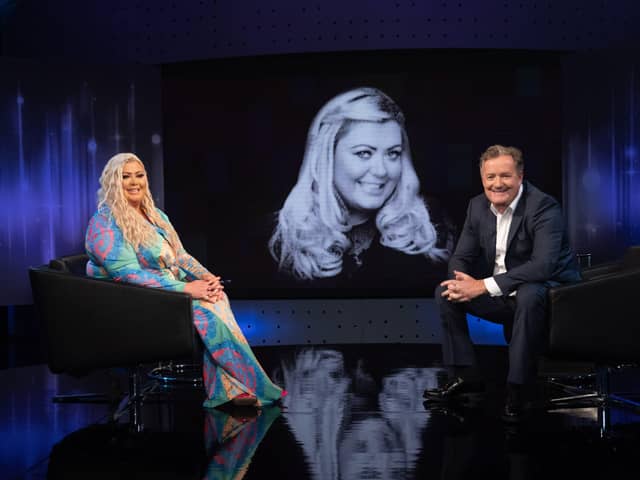 Piers Morgan and Gemma Collins