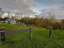 The wooded area in the vicinity of Kildrum Gardens is being looked at as a possible extension to the City Cemetery. DER2106GS – 022