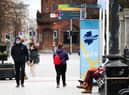 People out and about Belfast city centre on Thursday. (Photo: Presseye)