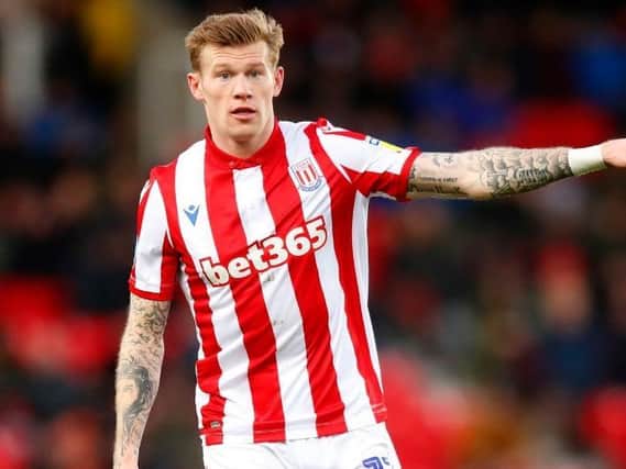 Stoke City winger James McClean.