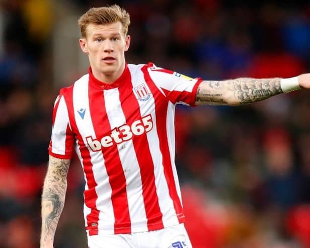 Stoke City winger James McClean.