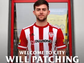 Will Patching has joined Derry City on loan from Dundalk. Picture by Event Images.