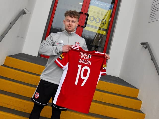 Marc Walsh has signed a 12 month deal with Derry City. Picture courtesy Event Images & Video