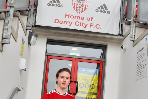 Talented wideman, Will Fitzgerald signed a one year deal with Derry City this afternoon. Picture by Event Images.