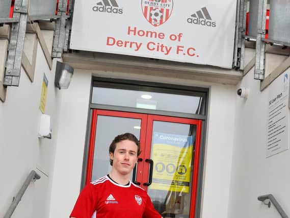 Talented wideman, Will Fitzgerald signed a one year deal with Derry City this afternoon. Picture by Event Images.