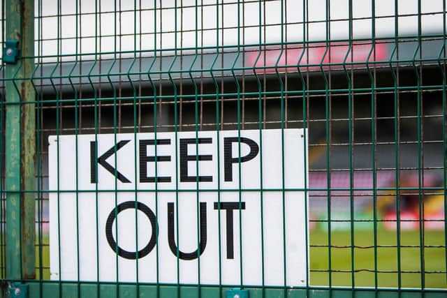 Dalymount Park and clubs around the country were closed due to the coronavirus outbreak last March