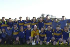 St Columbs College, Derry who defeated St Eunan’s College, Letterkenny in the McLarnan Cup at Sigarsons Park, Strabane.