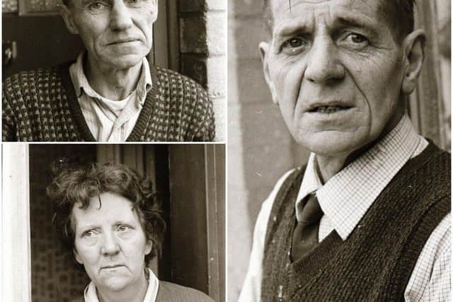 Residents who witnessed the incident. Clockwise from top left Willie McCay, Tommy Green and Kathleen McLaughlin.