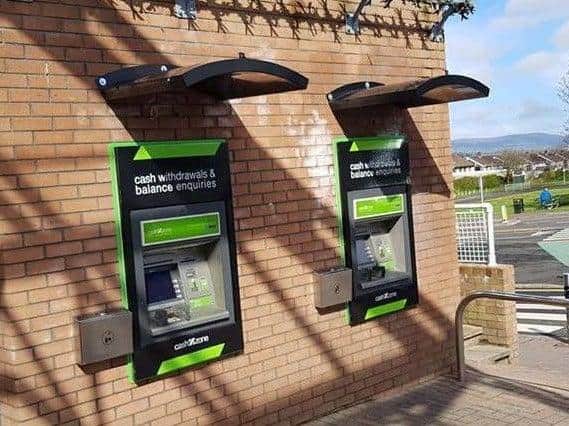 The PSNI have urged people to be vigilant when using bank machines.