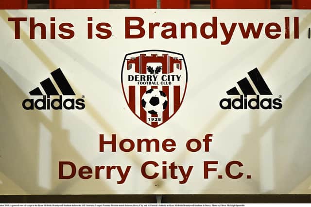 Fans haven't been allowed into Brandywell Stadium since February 28th 2020.