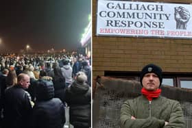 Colly McLaughlin (left) founded Galliagh Community Response after residents called for something to be done following a particularly bad episode of anti-social behaviour back in November 2020.
