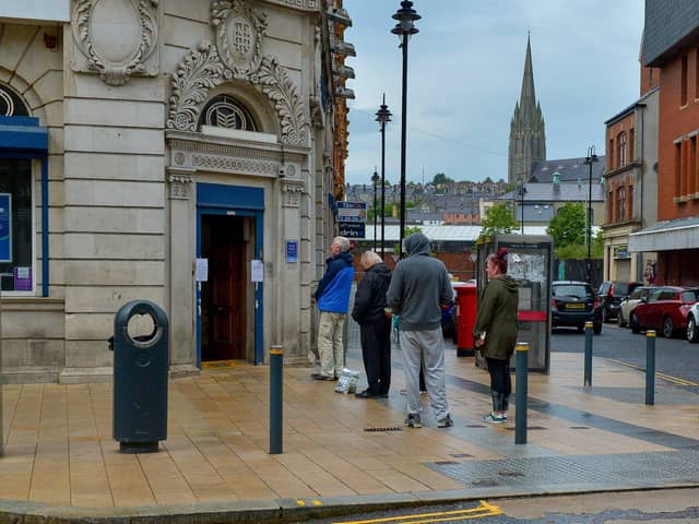 The Bank of Ireland on Strand Road is among those to close. DER2420GS – 024