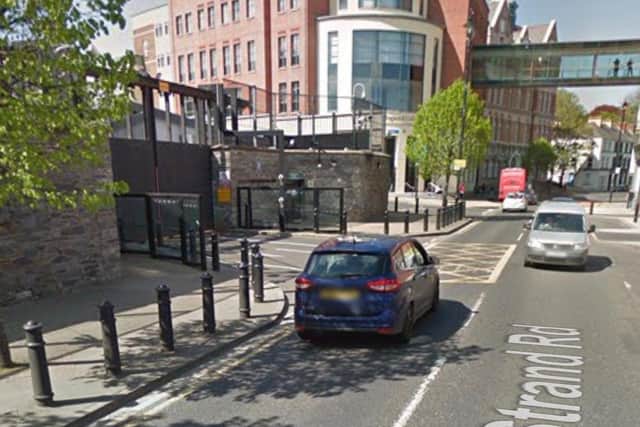 Police at Strand Road PSNI Station are appealing for witnesses. (Photo: Google Maps)