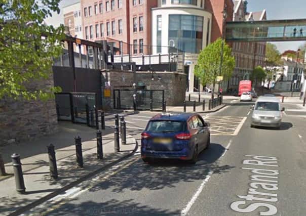 Police at Strand Road PSNI Station are appealing for witnesses. (Photo: Google Maps)