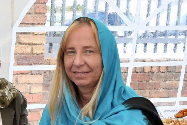 Heather Diamond pictured at a 'Meet your Muslim Neighbour' event held in the North West Islamic Centre back in 2018. DER2018GS001