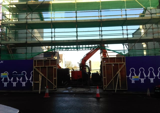 The former Poundstretcher store on Bishop Street within has been demolished.