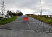 Rossdowney Road  at the junction of Ardlough Road has been closed to all traffic while Northern Ireland Fire & Rescue Service deal with a fire at residential premises . DER2110GS – 004