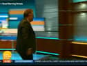 Good Morning Britain presenter Piers Morgan storms of set during discussion on Prince Harry and Meghan Markle interview with Oprah Winfrey.