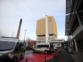 The outbreak was detected in the Nightingale facility at Belfast City Hospital.