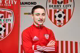 Derry City's Joe Hodge.