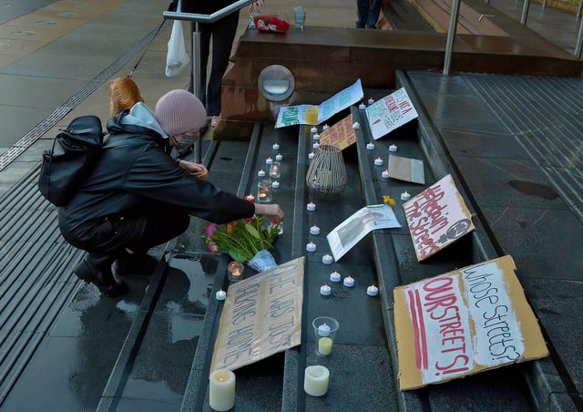 Vigil In Memory Of Sarah Everard Reclaim The Streets Held In Derry Derry Journal