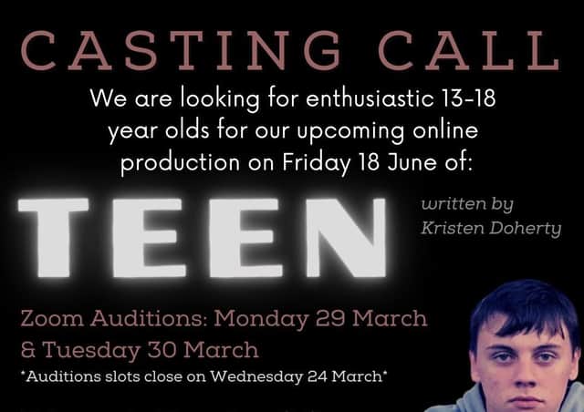 Casting call for upcoming online production