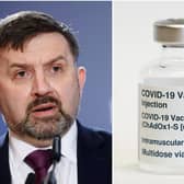 Health Minister Robin Swann said health hubs like Foyle Arena in Derry will switch to AstraZeneca for people who will be getting their first vaccines there.