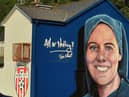 Mural of Sister Clare Crockett in the Brandywell.
